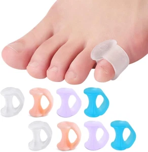4 Paia Separatore Dita Piedi, Separatori Dita Piedi, Separa Dita Piedi, Protezio - Foto 1 di 6