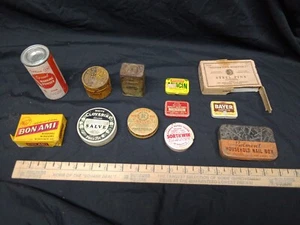 Lote de latas de publicidad antigua vintage cajas botes - Imagen 1 de 9