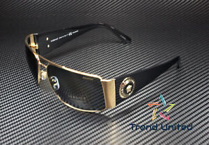 VERSACE VE2163 100281 Gold Polarized Grey 63 mm Men's Sunglasses