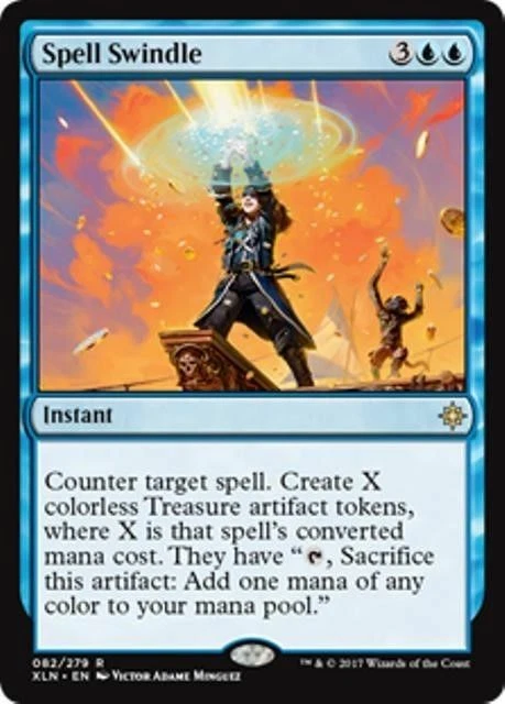 SPELL SWINDLE NM Ixalan MTG Blue - Instant Rare - Image 1 of 1
