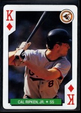 CAL RIPKEN JR.  ORIOLES  1991 THE U.S PLAYING CARD CO. KING OF DIAMONDS