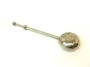 Antique Old Spring Action Tea Seeper Spoon Infuser Steeper Kitchenware - Picture 1 of 10