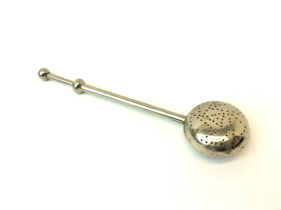 Antique Old Spring Action Tea Seeper Spoon Infuser Steeper Kitchenware   - Image 1 of 4