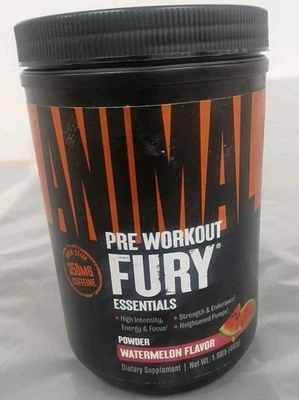 Fury®, Essentials, Pre Workout, Watermelon, 1.08 lb (492 g).  4-2028 - Image 1 of 3