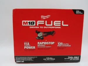 Milwaukee 2880-20 M18 FUEL 4,5"/5" interruttore a palette smerigliatrice NUOVO SIGILLATO - Foto 1 di 3