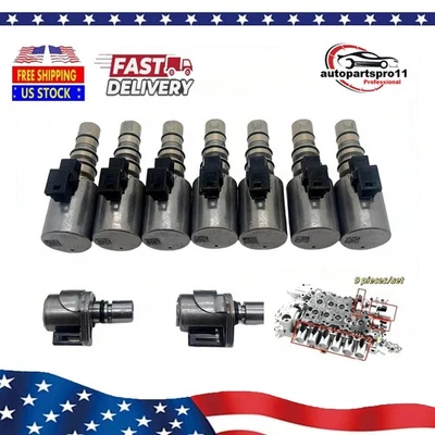 Kit de solenoide cuerpo válvula 9X 8L90 8L45 8L50 (incluye los 9 solenoides necesarios) Foto 1 de 4