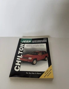 Chilton Jeep Wagoneer Comanche Cherokee Repair Manual 1984-98 Softcover Book - Picture 1 of 3