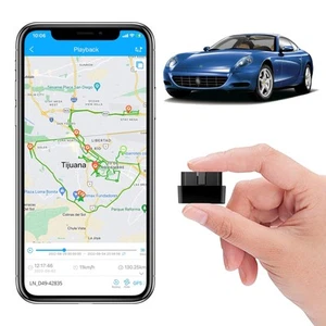 Mini OBD GPS Tracker for Vehicle OBD? 16PIN Real-time Tracking Device Multi - Picture 1 of 6