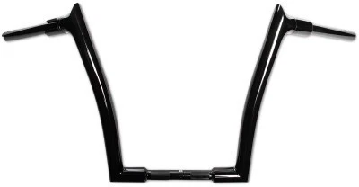 Fat Baggers 1 1/2 pulg. Parte superior puntiaguda de instalación EZ 14 pulgadas Manillar negro 807014-B Foto 1 de 3