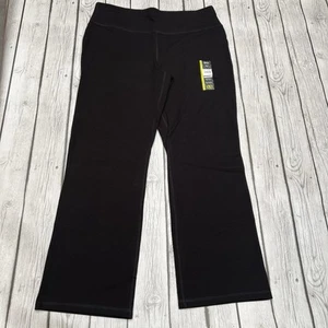 Athletic Works Women’s Large (12-14 Petite ) Black Flex Fabric, High rise Pant - Picture 1 of 8