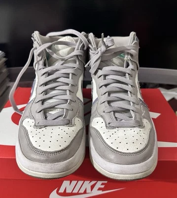 Nike Dunk High UP Women's Size 9 Sail Iron Purple College Grey DH3718-101 BOX - Image 1 of 4