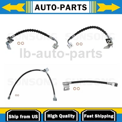 4X Manguera de línea de freno delantero trasero Sunsong para Ford Explorer 1996 1997 1998 1999 Foto 1 de 4
