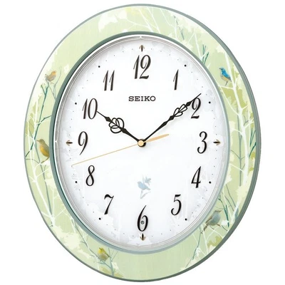 Seiko RX214M Wall Clock with Nature Sounds, 12 Sounds, Radio-Controlled, Analog - Image 1 of 4