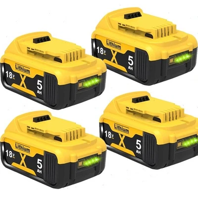 für Dewalt 18v Akku 5,0Ah XR DCB184 DCB183 DCB182 DCB200 DCB208 DCB206 DCB205