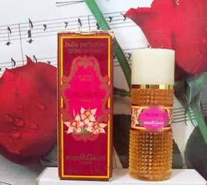 Orchidee / Orchid By Roger & Gallet Bath Oil 1.7 FL. OZ. / 50 ML. Vintage. - Picture 1 of 1