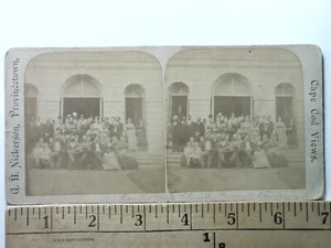 Centro Chiesa Metodista Provincetown Massachusetts Stereoview c1870 Y17762 - Foto 1 di 2
