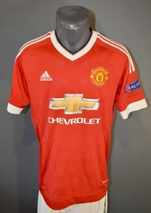 Camiseta deportiva de fútbol para hombre Manchester United Champions League 2015/2016 talla M - Imagen 1 de 9