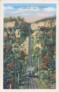 PC Lookout Mountain Chattanaooga Tenn. Años 1930 ferrocarril inclinado de EE. UU. - Imagen 1 de 2