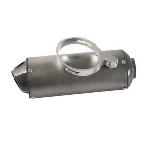 38mm Exhaust Muffler 125cc 140cc 150cc 160cc YX ZS CRF KLX SSR ATV Dirt Pit Bike - Picture 1 of 5