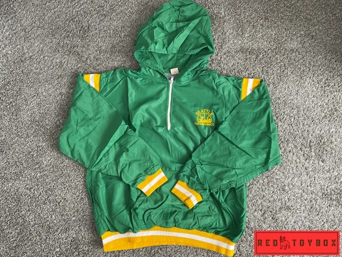 Vintage Seattle SuperSonics Jacket Mens XL Adult Green Russell 1970's NBA Mens Cover