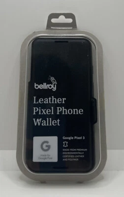 Bellroy Google Pixel 3 Cuero Teléfono Cartera Estuche (Negro) Foto 1 de 4