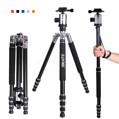 Zomei  Z818 Portable Camera Tripod Monopod With BallHead For Nikon/Canon Camera - Image 1 of 4
