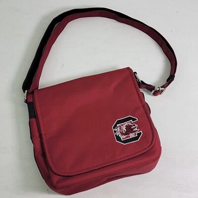 Sandol NCAA University of South Carolina Gamecocks Red Purse Shoulder Bag Canvas - Image 1 of 4