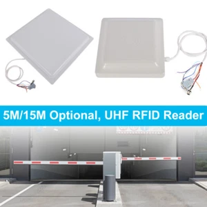 5/15M UHF RFID Passive Long Range Card Reader RS232/RS485/Wiegand Parking System - Picture 1 of 28