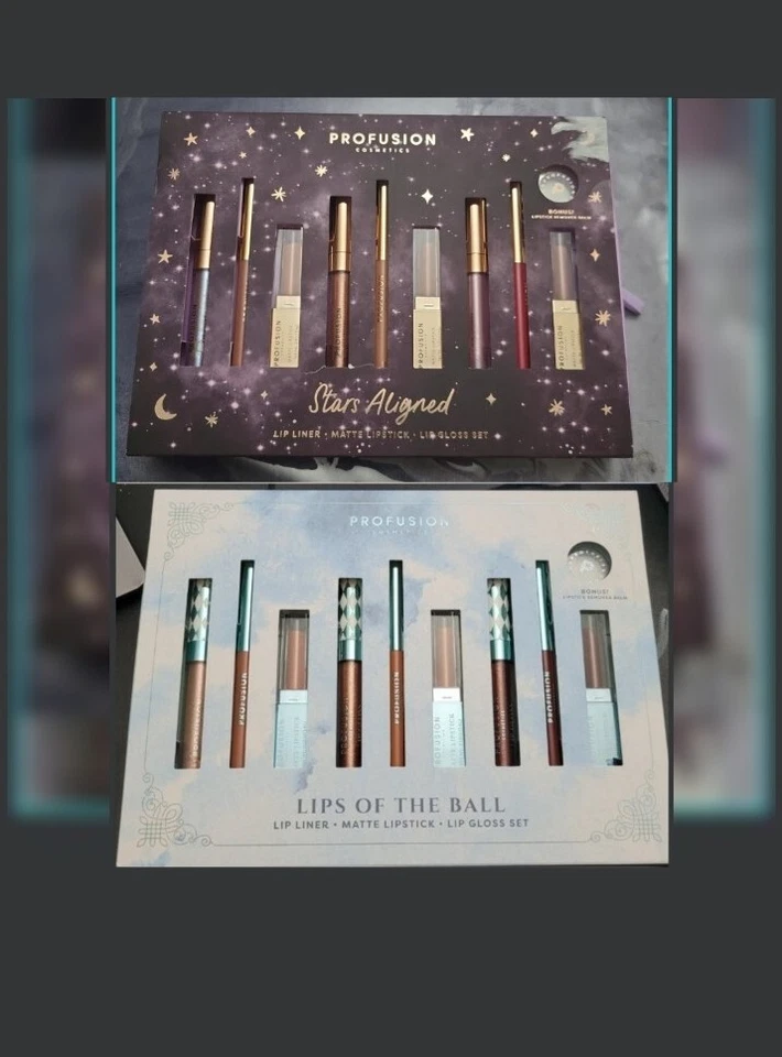 Profusion Cosmetics Belle Of The Ball & Stars Aligned Lip Kit Gift Sets - Image 1 of 4