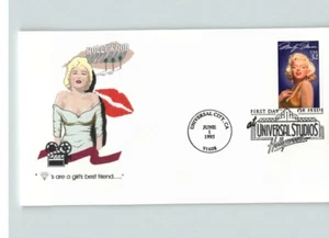 MARILYN MONROE, 2 Different First Day covers, MOVIE STAR, Legend of Hollywood - Picture 1 of 1