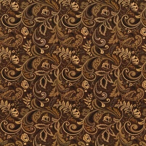 Mill Creek FINDLAY Jacobean Floral TOFFEE Draperie Polster Kissen Stoff BTY - Bild 1 von 7