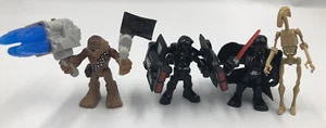 Imaginext Star Wars Figures Lot 4  Darth Vader Chewbacca Tie Fighter Droid - Picture 1 of 4