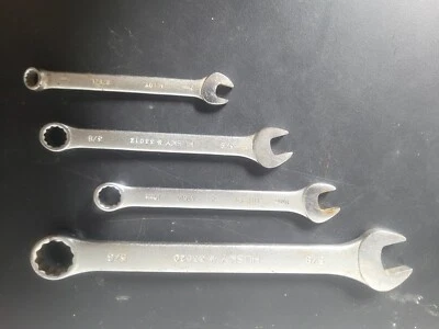 Vintage Lot Of 4 Husky Open Ended Wrenches 5/8", 3/8", 7mm And 10mm - Image 1 of 2