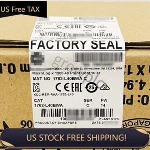New 1762-L40BWA MicroLogix 1200 40 Point Controller 1762-L40BWA 1pcs US Free Tax - Picture 1 of 1