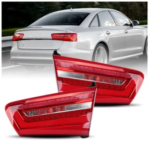 For AUDI A6 C7 2012-2016 Pair LED Inner Tail Light Rear Lamp Left+Right Side NEW - Picture 1 of 13
