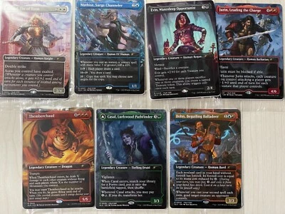 MTG SLX 24-30Themberchaud Casal, Lurkwood Pathfinder and...Spring Flourishes D&D - Image 1 of 4