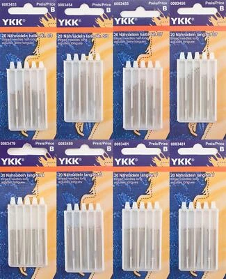 YKK Nähnadeln (verschiedene Größen / lang und halblang mit Spitze) - Bild 1 von 2