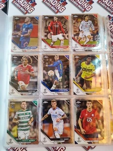 Topps Chrome Soccer 21/22 Pełny zestaw 1-200 kart w segregatorze Mbappe Haaland Messi - Zdjęcie 1 z 24
