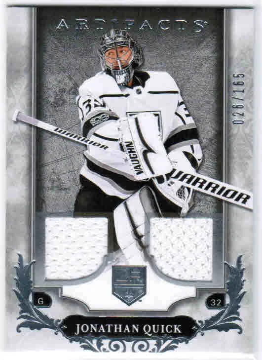 18/19 2018 UD ARTIFACTS HKY BASE DUAL JERSEY SILVER CARDS 1-100 U-Pick From List - Image 1 of 1