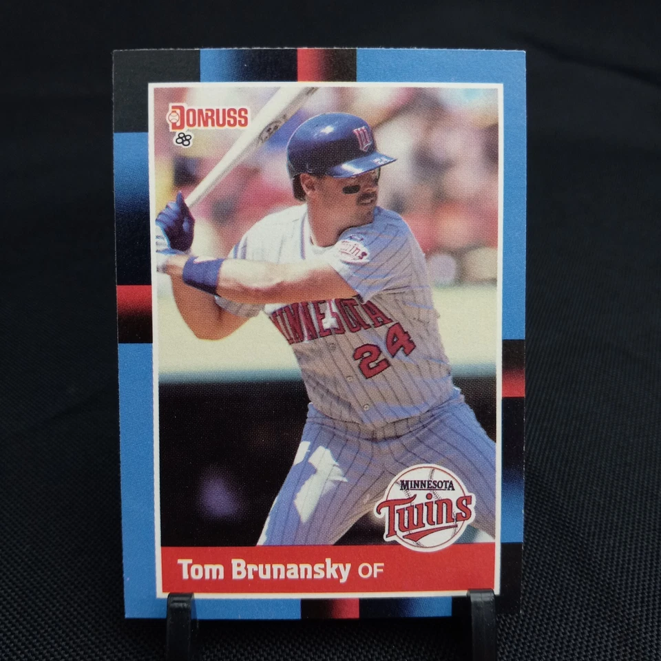 1988 Donruss Tom Brunansky #245 Baseball Card Minnesota Twins (1A498) - Image 1 of 3