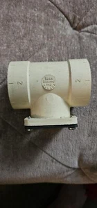 Lot of 5 Central Vacuum PVC 2" Flanged "T" OLDSTOCK - Picture 1 of 4