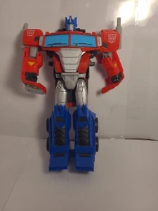 Transformers Cyberverse Optimus Prime Ultra Action Figure Bash Attack Hasbro - Picture 1 of 4