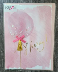 PAPYRUS BCRF GEMMED 3D JEWELS GROSSER BALLON GEBURTSTAGSKARTE ROSA NEU MIT ETIKETT - Bild 1 von 2