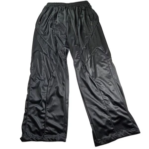 Namilia Black Track Pants Mens Medium Drawstring Waist Zip Pockets - Picture 1 of 12