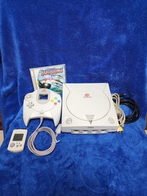 SEGA Dreamcast Console with Controller, VMU, Aerowings Game & Cables