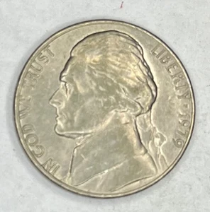 1979 P Jefferson Nickel - Picture 1 of 2