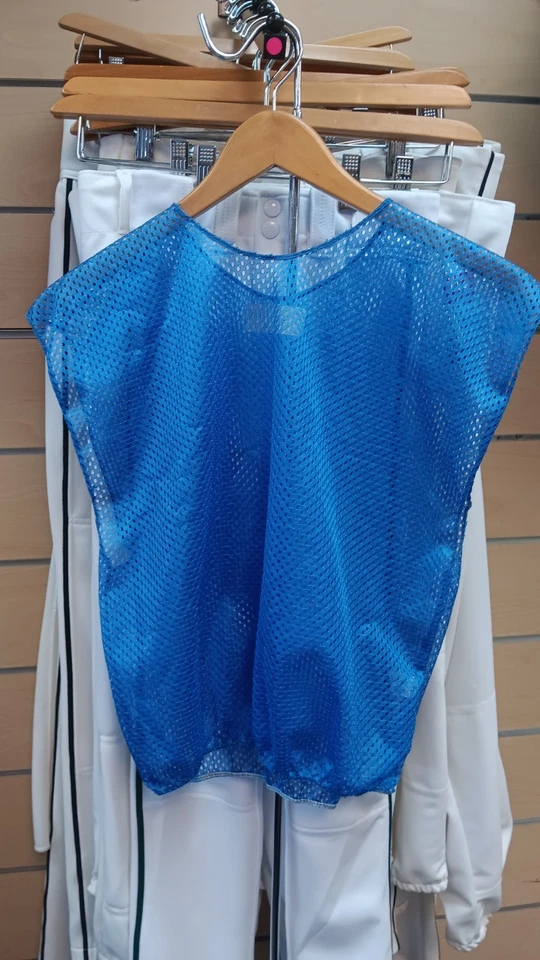 Jersey de práctica sin mangas de malla azul Foto 1 de 1