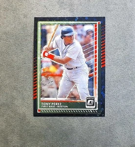 2025 Panini Donruss - Optic Tony Perez #56 Black Circles Prizm - Picture 1 of 2