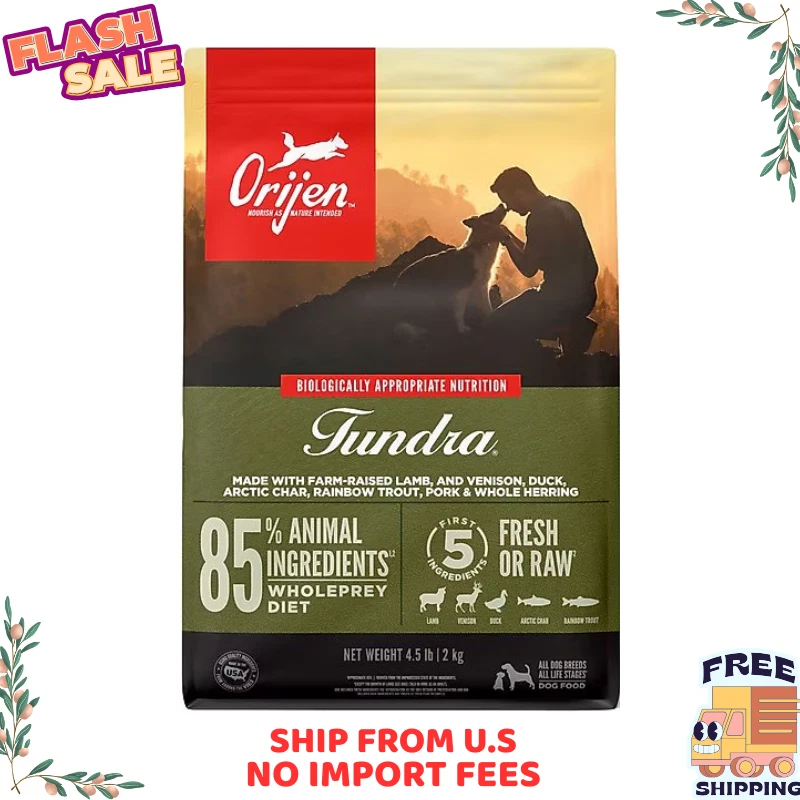 Comida seca alta en proteínas original sin granos ORIJEN, bolsa de 23,5 lb Foto 1 de 4