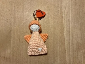 Schlüsselanhänger Schutzengel in Rosefarben Gehäkelt Handarbeit Neu!!! - Bild 1 von 3